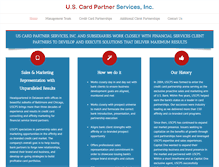 Tablet Screenshot of creditcardpartnerships.com